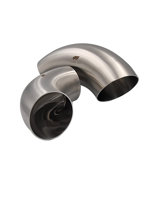 Seamless 304ss Long Radius Bends x 1.5mm