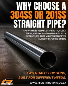 Why Choose a 304SS or 201SS Straight Pipe?