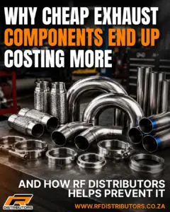 Why Cheap Exhaust Components End Up Costing More — And How RF Distributors Helps Prevent It