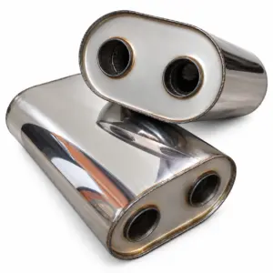RF X-BOX Silencer 400mm x 63mm Double in Double out